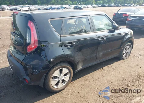 2014 Kia Soul из США, поврежденный, VIN KNDJN2A23E7102943